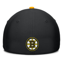 Boston Bruins Fanatics Authentic Pro Rink Team Code Flex Hat - Black/Gold - NHL