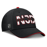 New Jersey Devils Fanatics Authentic Pro Rink Team Code Flex Hat - Black/Red - NHL