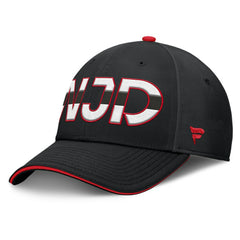 New Jersey Devils Fanatics Authentic Pro Rink Team Code Flex Hat - Black/Red - NHL