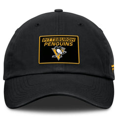 Pittsburgh Penguins Fanatics Women's Authentic Pro Rink Adjustable Hat - Black - NHL