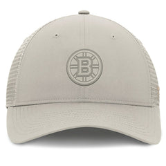 Boston Bruins Fanatics Women's Authentic Pro Road Trucker Adjustable Hat - Tan - NHL