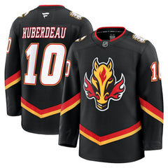 Jonathan Huberdeau Calgary Flames Fanatics Alternate Premium Jersey - Black - NHL
