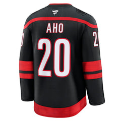 Sebastian Aho Carolina Hurricanes Fanatics Home Premium Jersey - Black - NHL