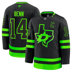 Jamie Benn Dallas Stars Fanatics Alternate Premium Jersey - Black - NHL