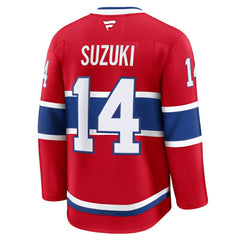 Nick Suzuki Montreal Canadiens Fanatics Home Premium Jersey - Red - NHL