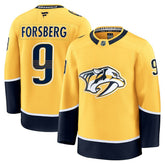 Filip Forsberg Nashville Predators Fanatics Home Premium Jersey - Gold - NHL