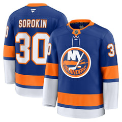 Ilya Sorokin New York Islanders Fanatics Home Premium Jersey - Royal - NHL