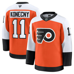 Travis Konecny Philadelphia Flyers Fanatics Home Premium Jersey - Burnt Orange - NHL