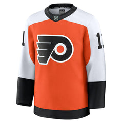 Travis Konecny Philadelphia Flyers Fanatics Home Premium Jersey - Burnt Orange - NHL