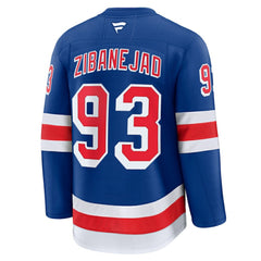 Mika Zibanejad New York Rangers Fanatics Home Premium Jersey - Blue - NHL