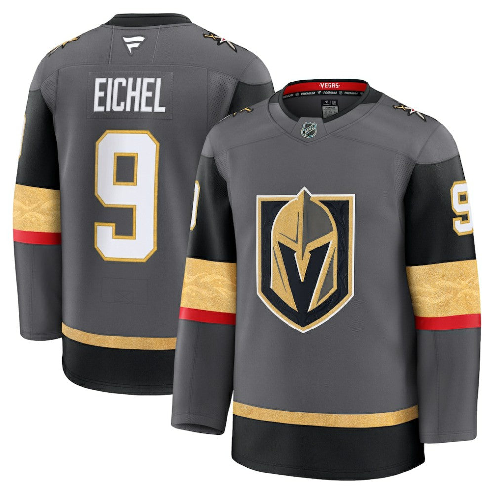 Jack Eichel Vegas Golden Knights Fanatics Alternate Premium Jersey - Gray - NHL