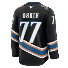TJ Oshie Washington Capitals Fanatics Alternate 50th Anniversary Premium Jersey - Black - NHL