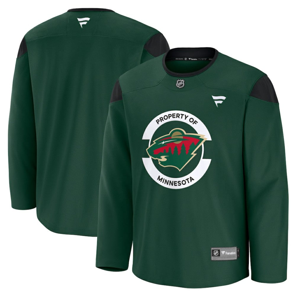 Minnesota Wild Fanatics Practice Jersey - Green - NHL