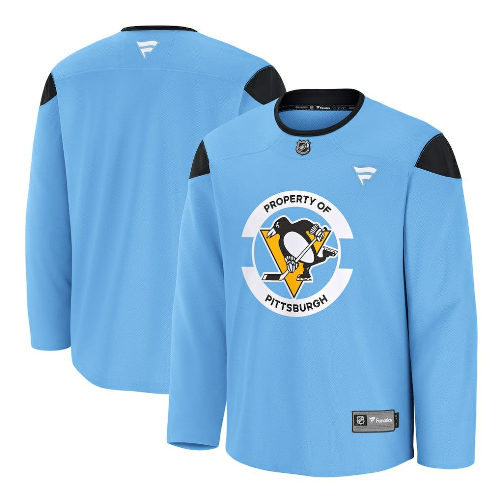 Pittsburgh Penguins Fanatics Practice Jersey - Blue - NHL