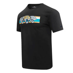Jacksonville Jaguars Pro Standard Retro Striper T-Shirt Black | NFL