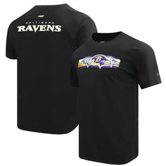 Baltimore Ravens Pro Standard Retro Striper T-Shirt Black | NFL