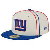 New York Giants New Era Soutache 59FIFTY Fitted Hat Cream | NFL