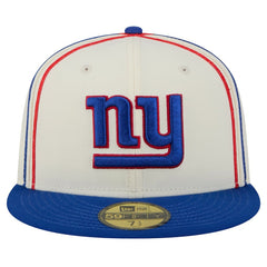 New York Giants New Era Soutache 59FIFTY Fitted Hat Cream | NFL