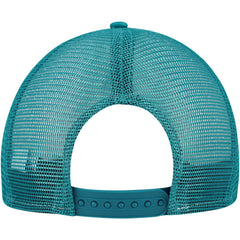 Jacksonville Jaguars New Era Half Stripe Trucker A-Frame 9FIFTY Snapback Hat Teal/Black | NFL