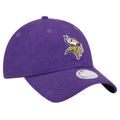 Minnesota Vikings New Era Women's Smiley 9TWENTY Adjustable Hat Purple | NFL