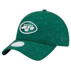 New York Jets New Era Women's Smiley 9TWENTY Adjustable Hat Green | NFL