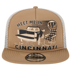 Cincinnati Bengals New Era Meet Me 9FIFTY Snapback Hat Tan | NFL