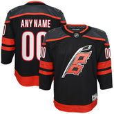 Carolina Hurricanes Youth Home Premier Custom Jersey - Black - NHL
