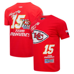 Patrick Mahomes Kansas City Chiefs Pro Standard Fast Lane Name & Number Player T-Shirt Red | NFL