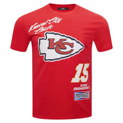 Patrick Mahomes Kansas City Chiefs Pro Standard Fast Lane Name & Number Player T-Shirt Red | NFL