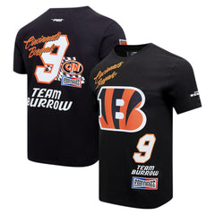 Joe Burrow Cincinnati Bengals Pro Standard Fast Lane Name & Number Player T-Shirt Black | NFL