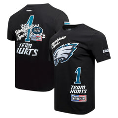 Jalen Hurts Philadelphia Eagles Pro Standard Fast Lane Name & Number Player T-Shirt Black | NFL