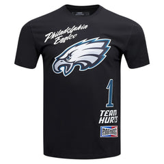 Jalen Hurts Philadelphia Eagles Pro Standard Fast Lane Name & Number Player T-Shirt Black | NFL