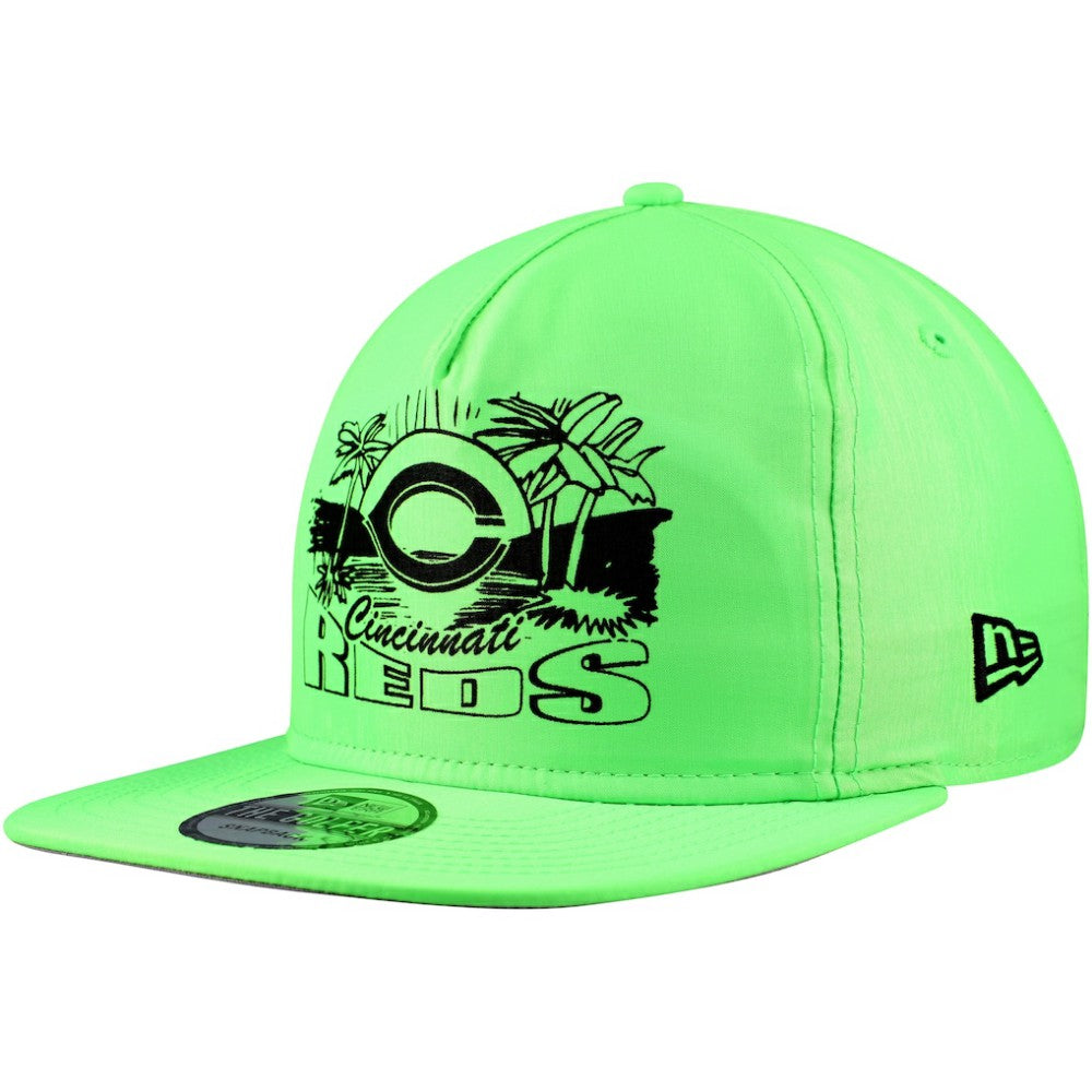 Cincinnati Reds New Era Neon Golfer Snapback Hat - MLB