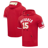 Patrick Mahomes Kansas City Chiefs Pro Standard Player Name & Number Hoodie T-Shirt Red | NFL