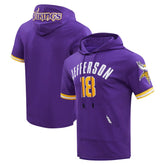 Justin Jefferson Minnesota Vikings Pro Standard Player Name & Number Hoodie T-Shirt Purple | NFL
