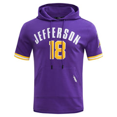 Justin Jefferson Minnesota Vikings Pro Standard Player Name & Number Hoodie T-Shirt Purple | NFL