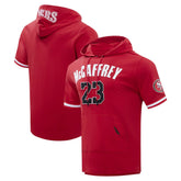 Christian McCaffrey San Francisco 49ers Pro Standard Player Name & Number Hoodie T-Shirt Scarlet | NFL
