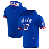 Josh Allen Buffalo Bills Pro Standard Player Name & Number Hoodie T-Shirt Royal | NFL