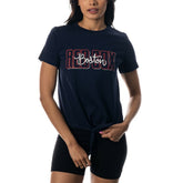 Boston Red Sox The Wild Collective Women's Twist Front T-Shirt - MLB
