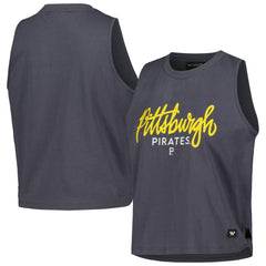 Pittsburgh Pirates The Wild Collective Women's Side Knot Tank Top - MLB