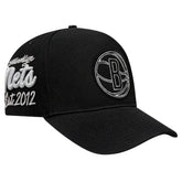 Brooklyn Nets Pro Standard Paint the City Pinch Front Snapback Hat Black - NBA
