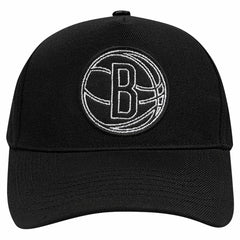 Brooklyn Nets Pro Standard Paint the City Pinch Front Snapback Hat Black - NBA