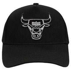 Chicago Bulls Pro Standard Paint the City Pinch Front Snapback Hat Black - NBA
