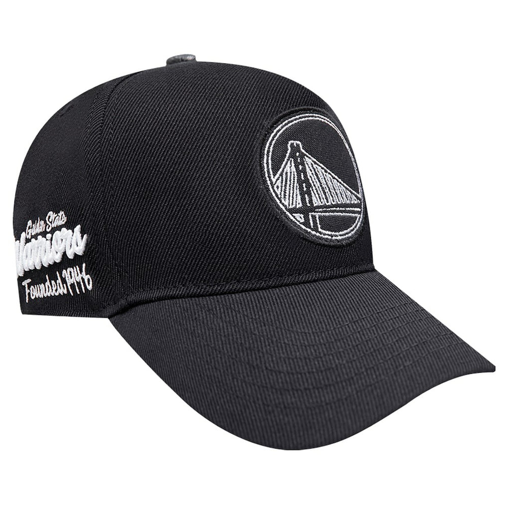 Golden State Warriors Pro Standard Paint the City Pinch Front Snapback Hat Black - NBA