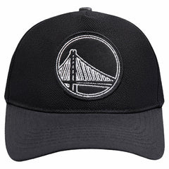 Golden State Warriors Pro Standard Paint the City Pinch Front Snapback Hat Black - NBA