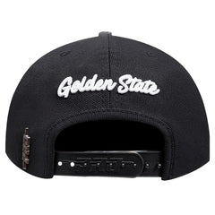 Golden State Warriors Pro Standard Paint the City Pinch Front Snapback Hat Black - NBA