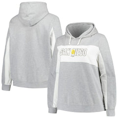 Profile San Diego Padres Women's Plus Size Pullover Hoodie - MLB