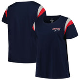 Atlanta Braves Profile Women's Plus Size Scoop Neck T-Shirt - MLB