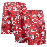 Cincinnati Reds Pro Standard Toss Logo Woven Shorts - MLB