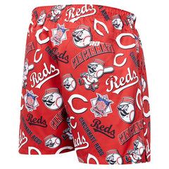 Cincinnati Reds Pro Standard Toss Logo Woven Shorts - MLB